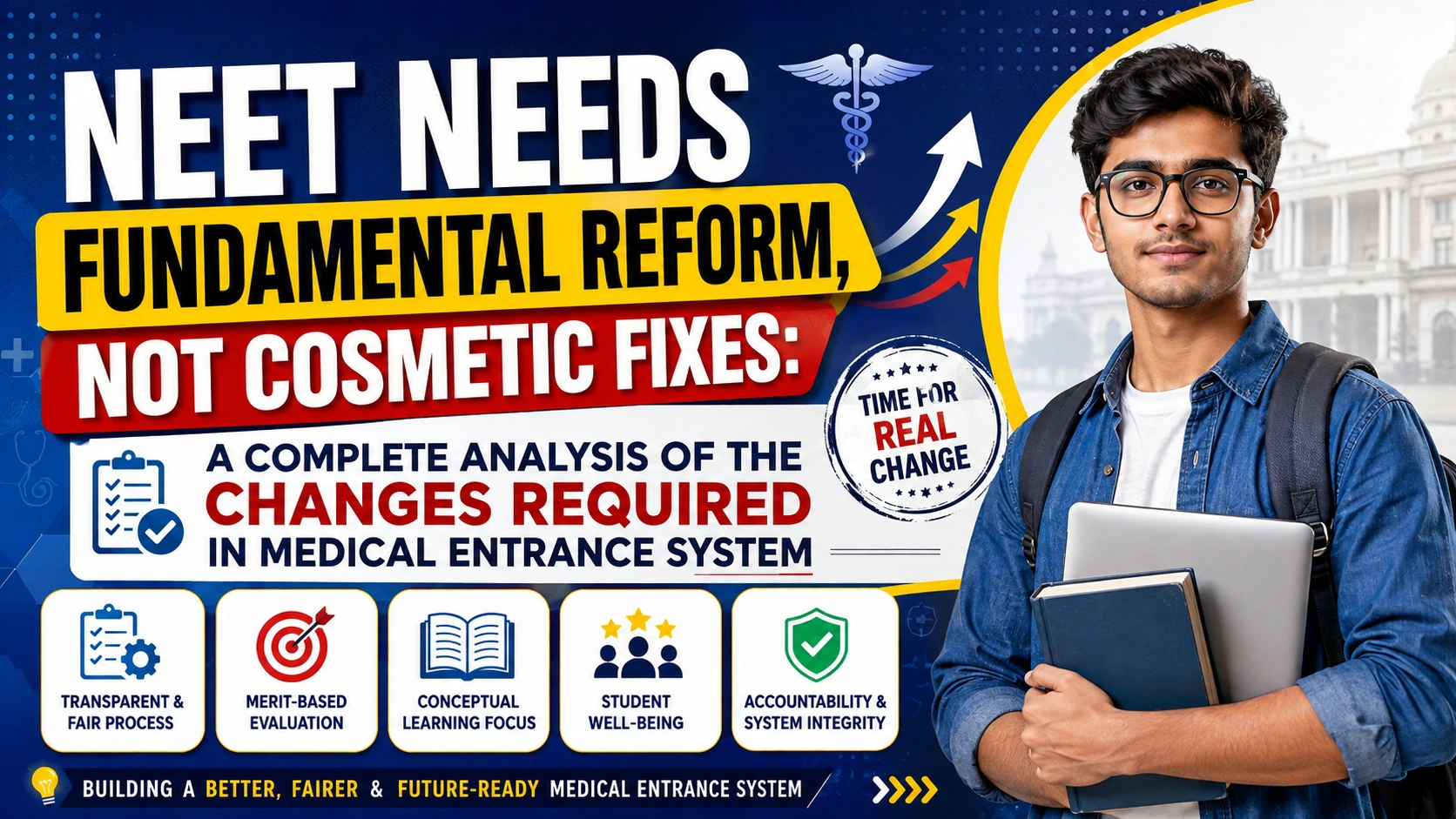 NEET Needs Fundamental Reform, Not Cosmetic Fixes: A Complete Analysis of the Changes Required in Medical Entrance System